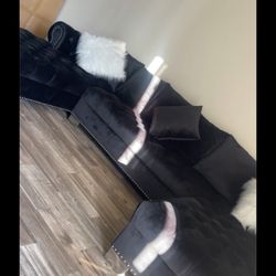 Black Sectional Couch From Wayfair