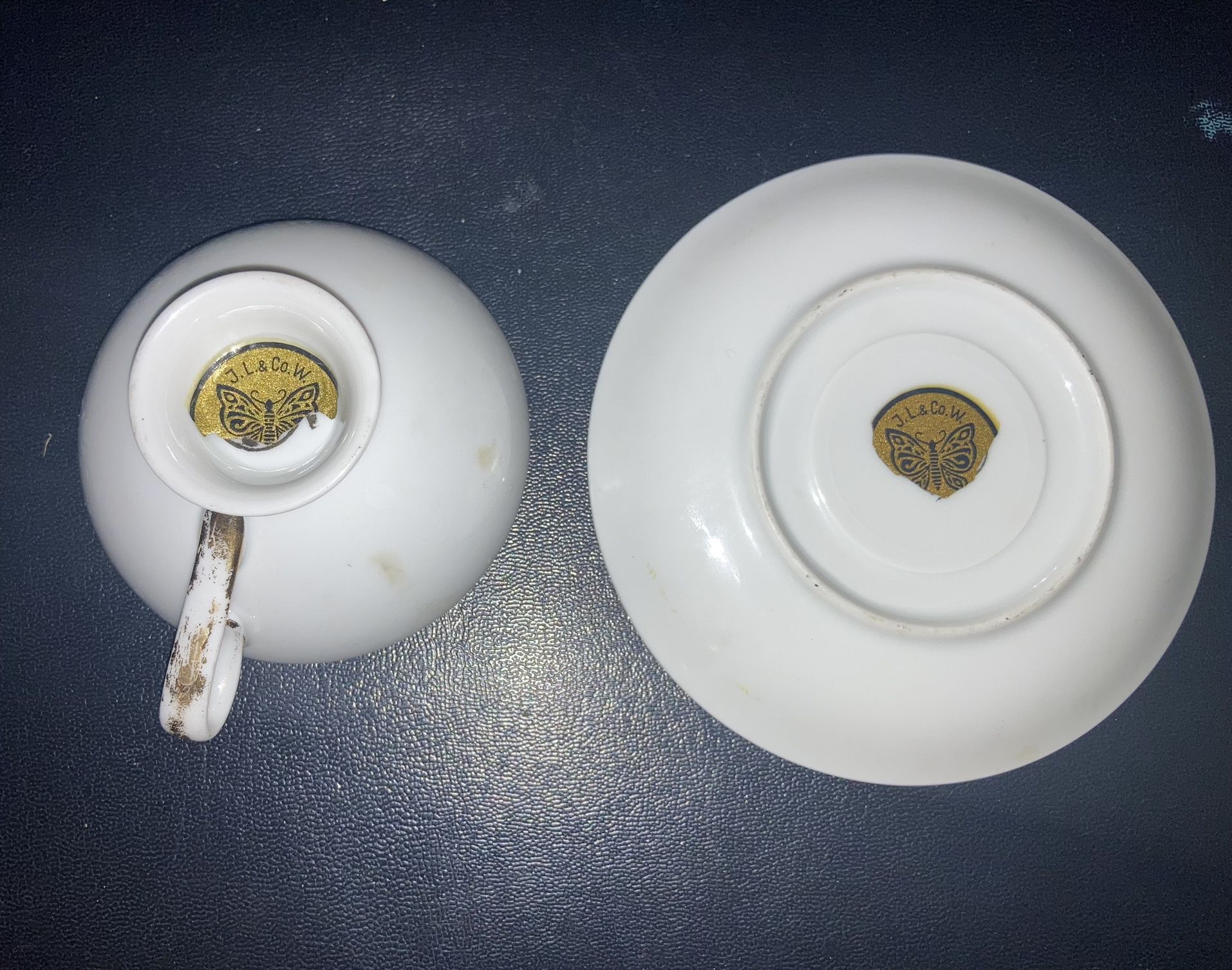 J.L. and Co.W. Cup And Plate
