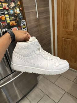 Nike Jordan 1 Triple White Size 10.5 Men’s