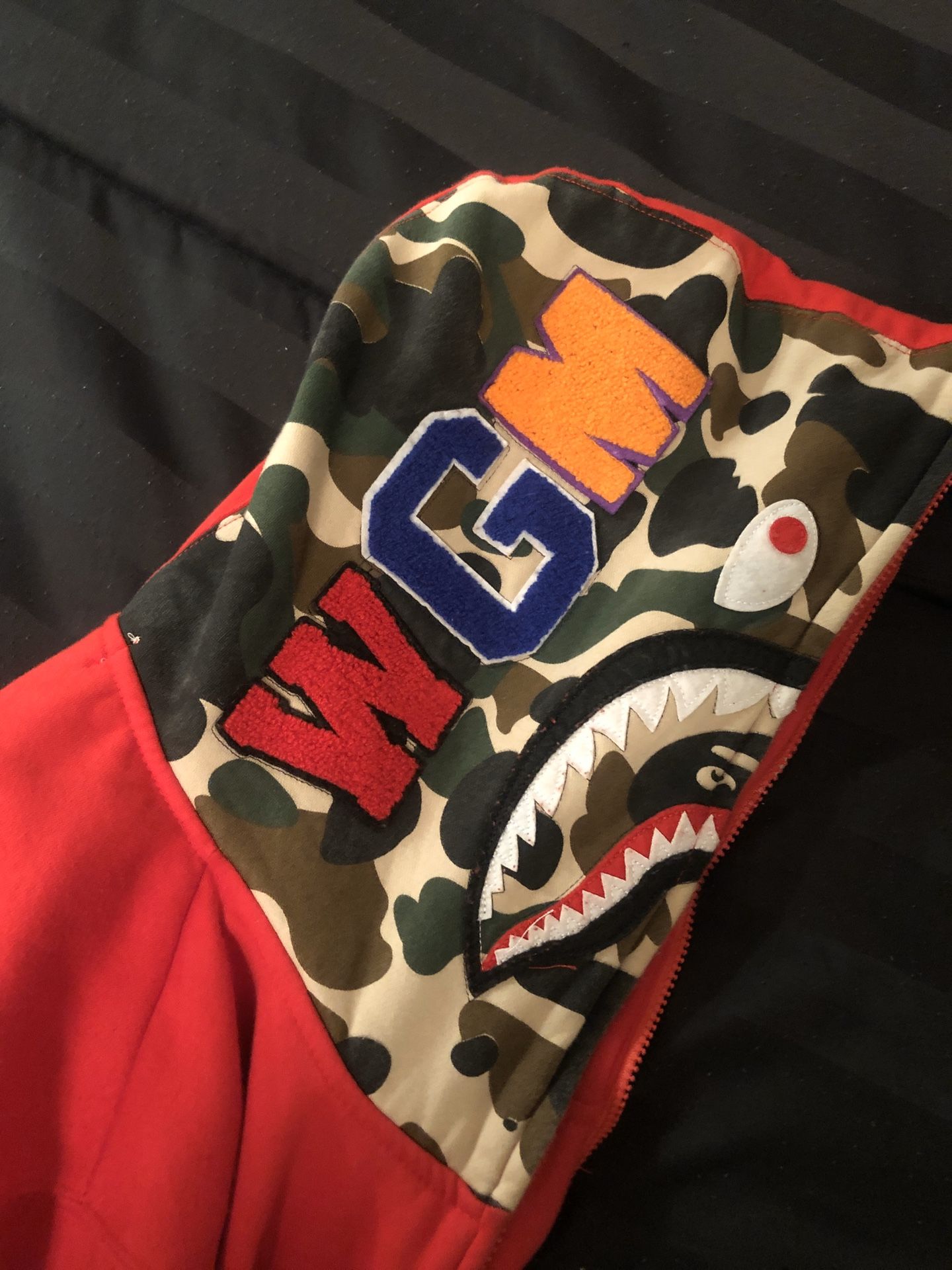 Authentic Bape zip up jacket