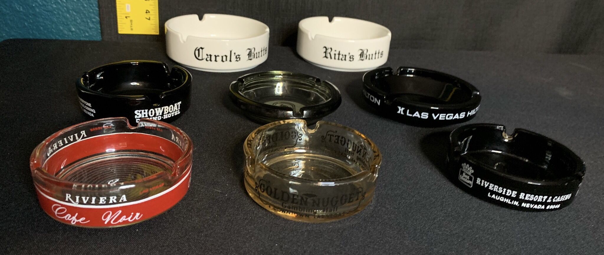 Collection of 8 Vintage Casino Ashtrays. for Sale in Las Vegas, NV