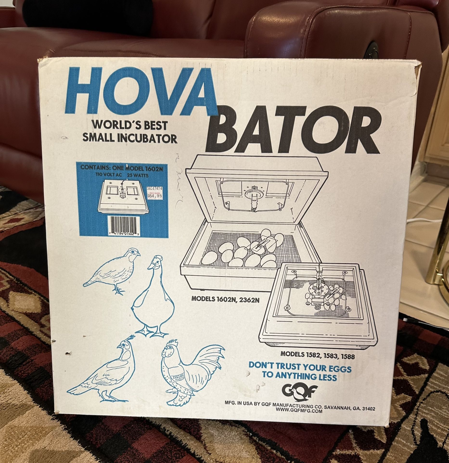 (((NEW)) Thermal Air Hova-Bator Air Egg Incubator 1602N