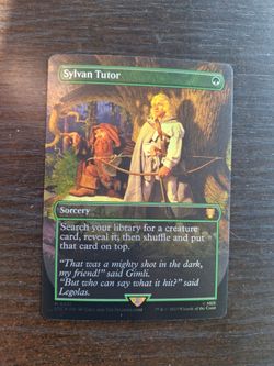 MTG - Lord of the  Rings  - L TC  531 -  SYLVAN TUTOR Foil