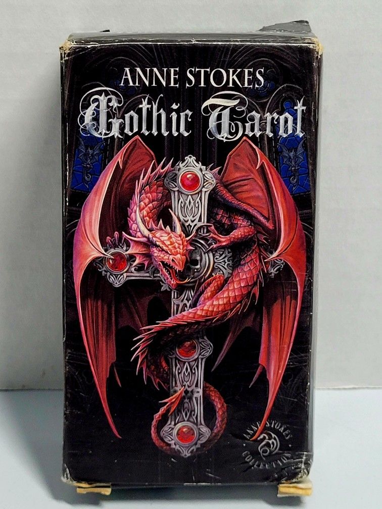 Anne Stokes Gothic Tarot 78 Card Deck & Paper Guidebook Standard Box Wear Tear condition see pics. Renowned worldwide for her breathtakingly beautiful