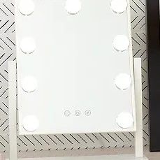 9 Light Desktop LED Touch Vanity Mirror 