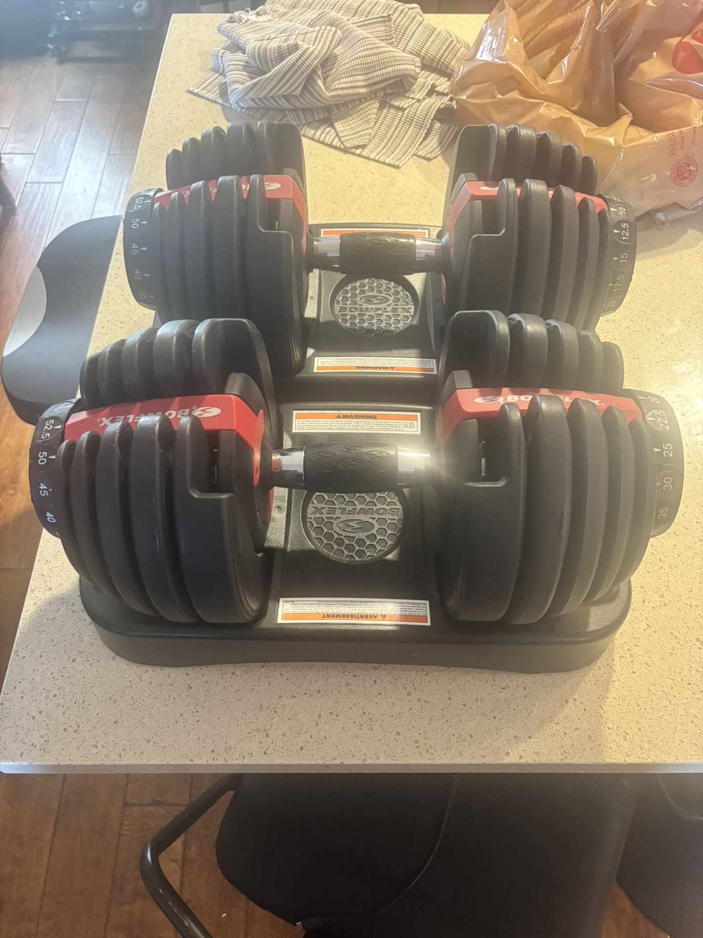 Bow flex Barbells 552