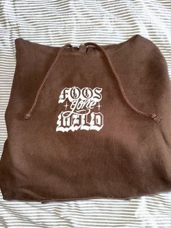 Foos Gone Wild Brown Graphic Hoodie