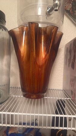 Beautiful Orange Fallish Vase