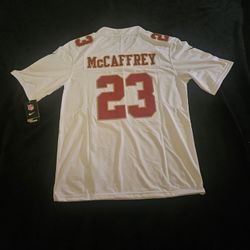 49ers McCaffrey White Jerseys $60ea Firm S M L Xl 2x 3x And 90ea 4x 5x 