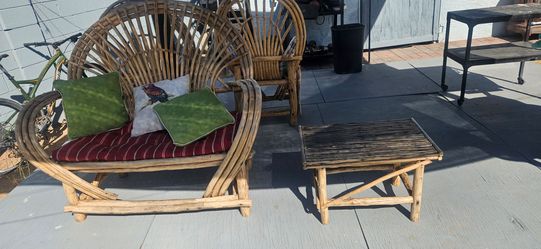 Beautiful bent wood patio furniture