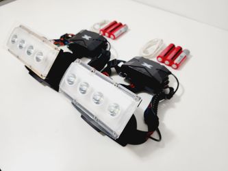2pcs Modes Wide angle Headlamp 4*XML-T6 Headlamp USB Charging Headlight Torch Flashlight Head lamp use 3*18650 battery