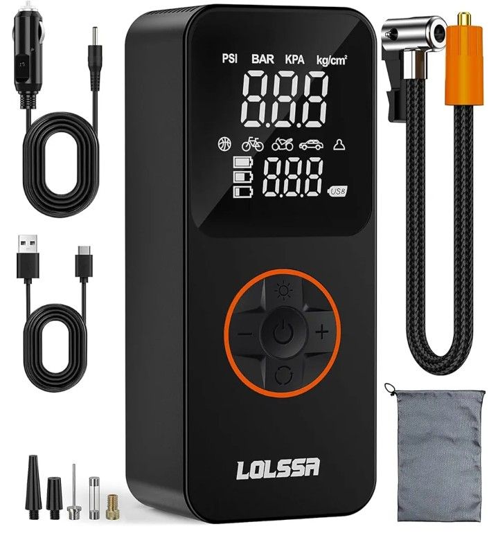 LOLSSA Tire Inflator 20000mAh 150 PSI Compressor