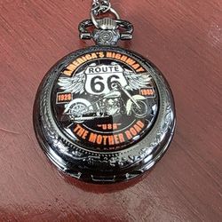 Harley Davidson Biker Route 66 Pocket Watch Sold Separately SHIPPING AVAILABLE 