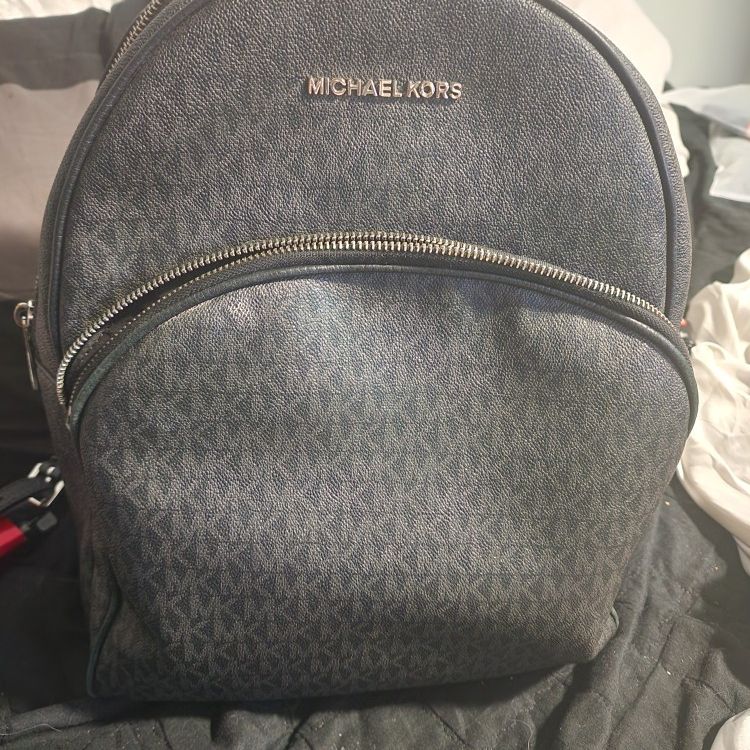Michael Kors Black Medium Backpack 