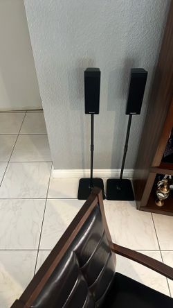 four Panasonic Surround Sound Speakers, With Two Wireless