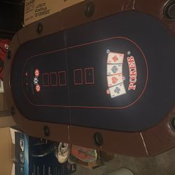 8 Player Poker Table 