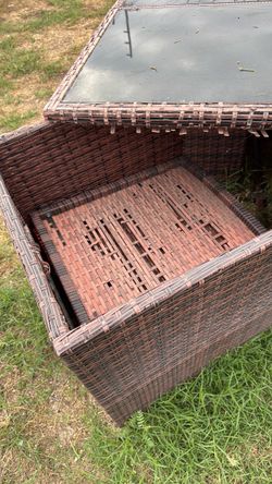 Outdoor Wicker Rattan  table