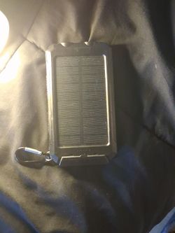 Solar Power Bank with Carabiner Clip