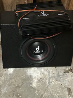 DIABLO SPEAKERS WITH AMP
