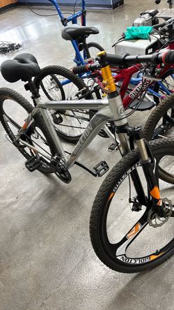 Giducton Mountain Bike Silver and Orange