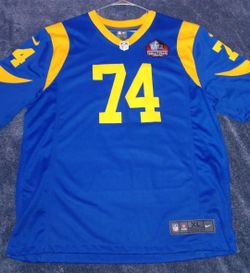 L.A. RAMS Nike Hall of Fame patch jersey XL