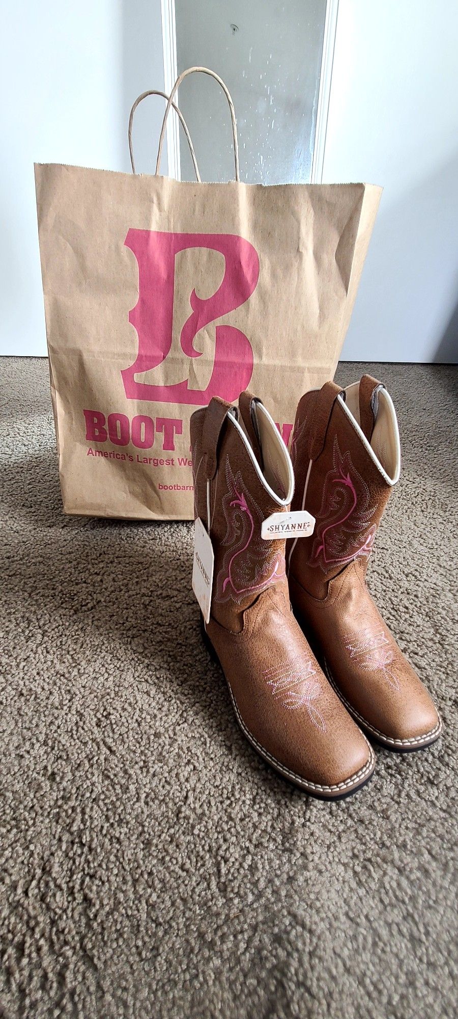 Girls Size 3 Shyanne Cowgirl Boots