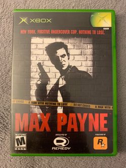 Max Payne Original Xbox Video Game Rockstar Games Remedy 3D Realms Neo Microsoft