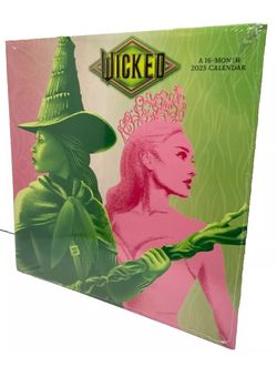 WICKED The Movie 2025 CALENDAR Officially Licensed 11" X 22" 16 month Universal
