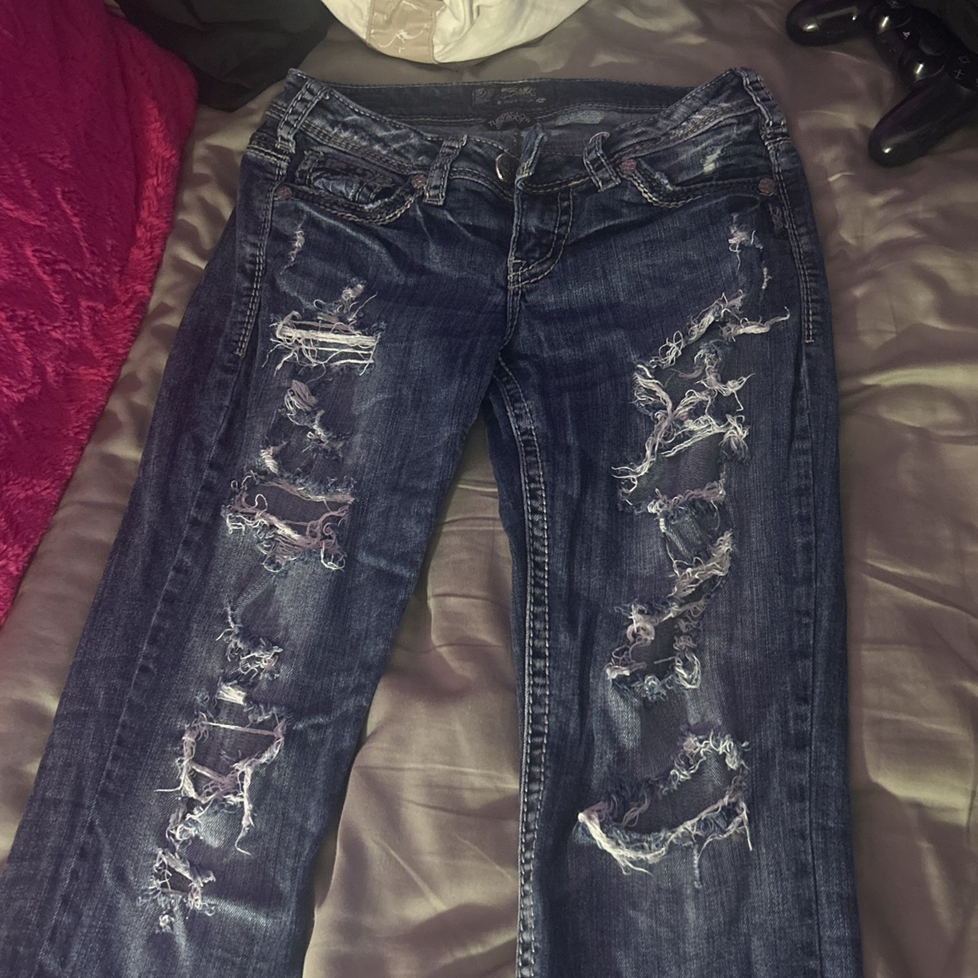 vintage low rise silver jeans co