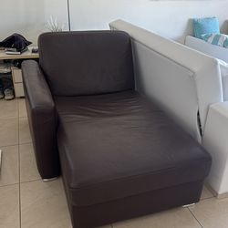 Sectional Brown Couch 