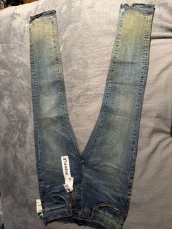 Purple Brand Light Wash Skinny Jeans Size 32 NWT