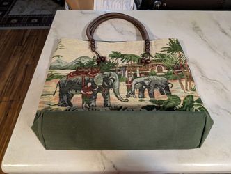 Elephant Tapestry Bag