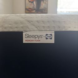 Queen Sleepy’s Mattress with Bed frame 