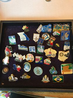 Rotary International pins from around the world