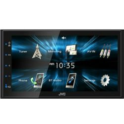 JVC KW-M150BT Bluetooth Car Stereo Receiver with USB Port – 6.75" Touchscreen Display - AM/FM Radio - MP3 Player Double DIN – 13-Band EQ (Black)

