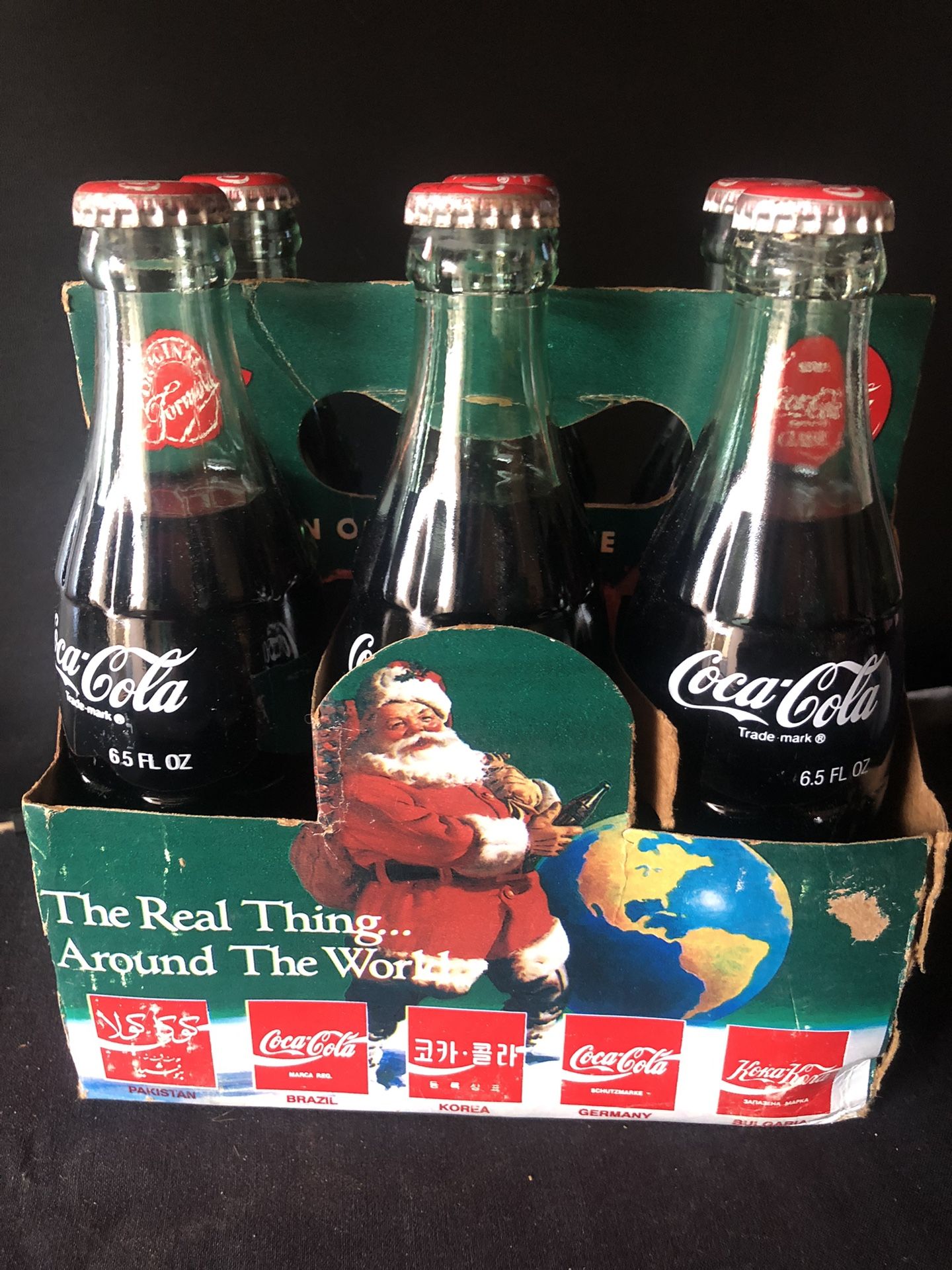 Vintage Coca Cola “Christmas Around The World Bottles”