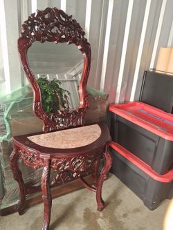 Marble table