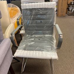 【set of 2】Waiting Room Chairs Faux Leather Reception Chair Mid Back Office Guest Chair with Armrest and Lumbar Support,