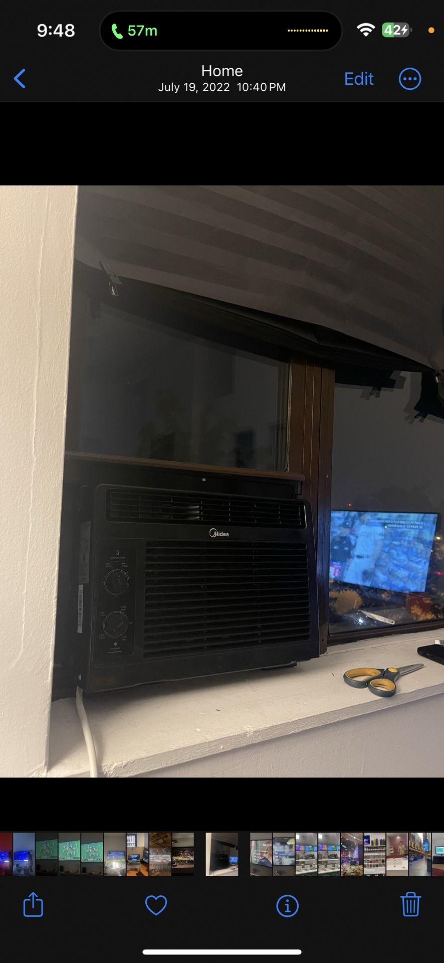 Black Window AC Unit