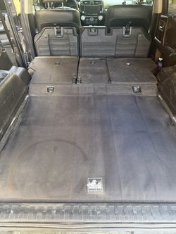Canvas back liners with d ring cutout for 5th gen 4 runner