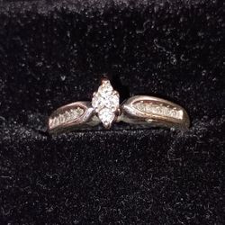 Diamond White Gold Engagement Ring