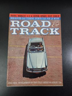 Road & Track July 1963 Issue Vintage Automotive Magazine