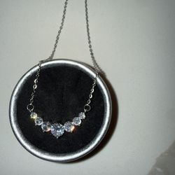 ✨ Diamond Look Necklace – Super Sparkly Statement Piece ✨