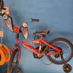 Spiderman Bicycle With Training Wheels