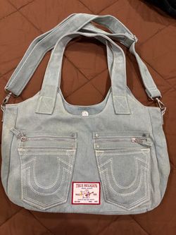 True Religion Denim Tote Bag