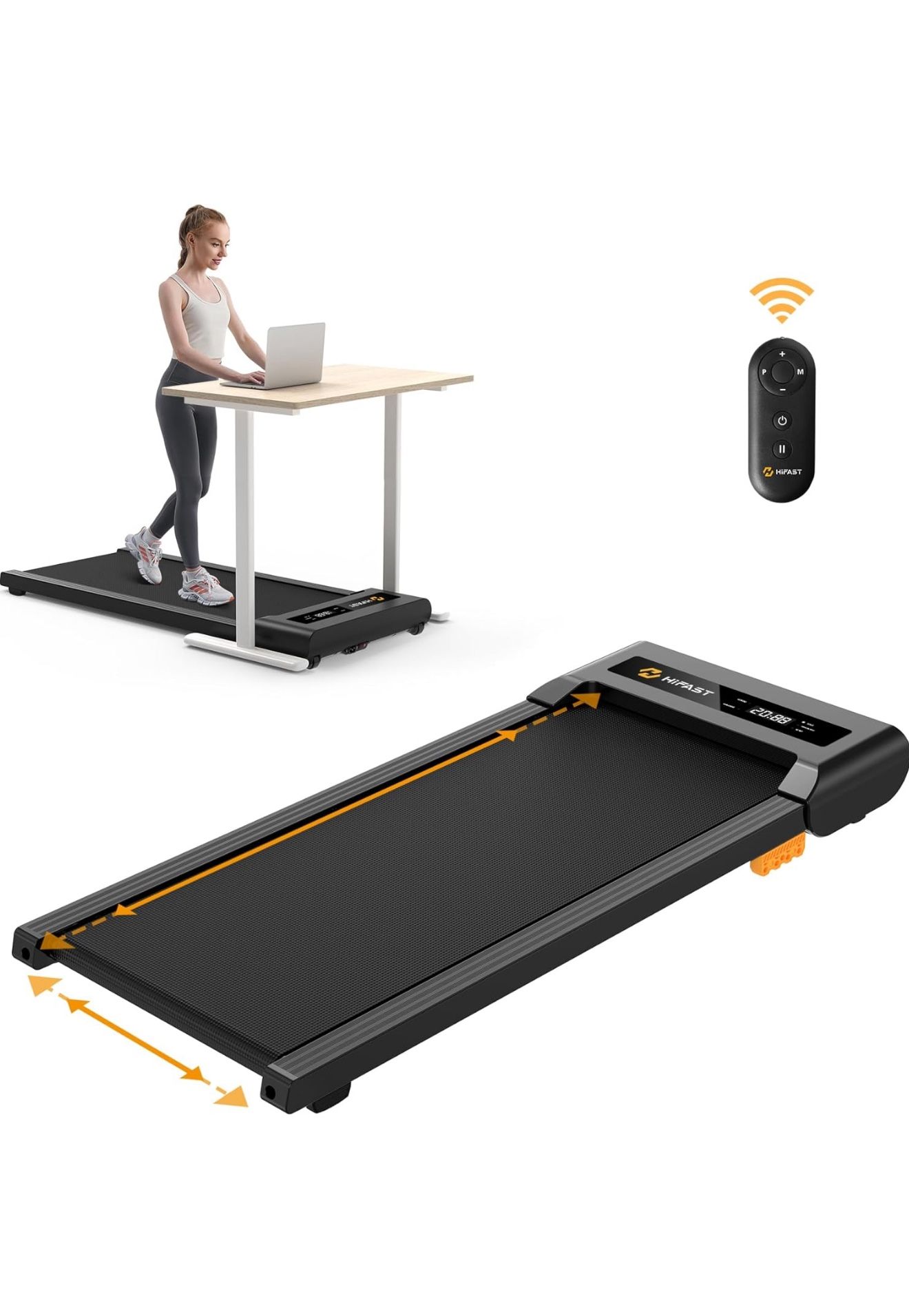 Walking Pad, 2.5HP Under Desk Treadmill