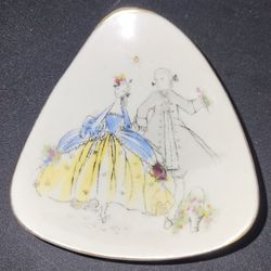 Vintage Hutschenreuther Selb Diadem Triangular Plate