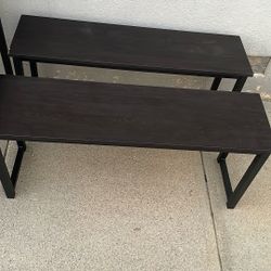 Table And 2 Benches 