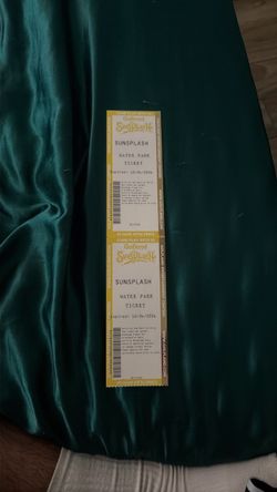 Sunsplash water park ticket