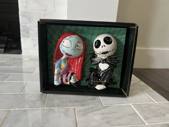 Jack and Sally nightmare Before Christmas Salt and Pepper Shakers 